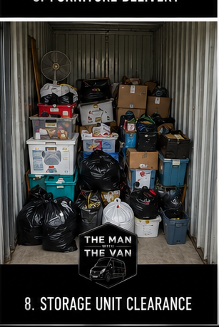 Storage unit clearance